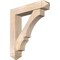 Ekena Millwork Balboa Arts and Crafts Smooth Bracket w/ Offset Brace, Douglas Fir, 7 1/2"W x 36"D x 40"H BKT0806X36X40BOA03SDF - alternate 1